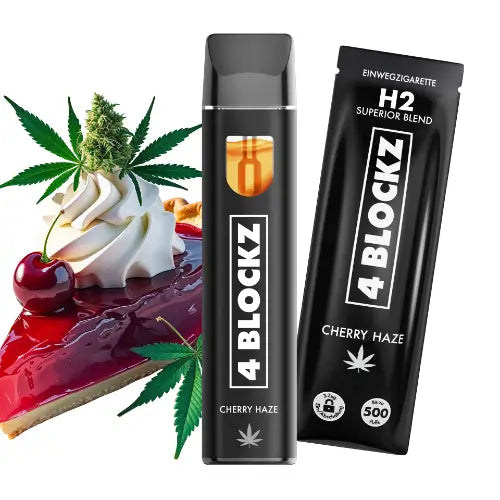 4 Blockz H2 Vape - Cherry Haze
