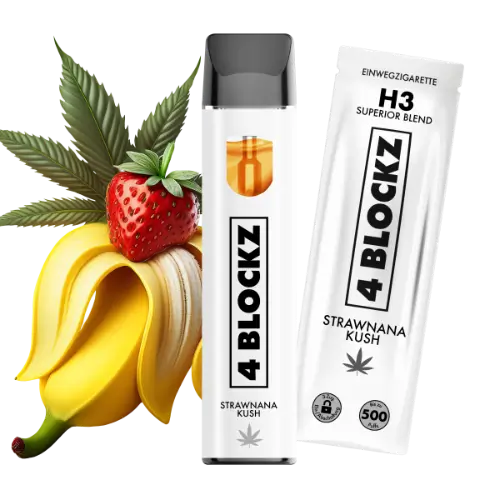 4Blockz H3 Superior Vape - Strawnana Kush