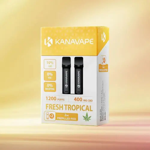 Kanavape CBD Vape Pod - Fresh Tropical (2 Pods)