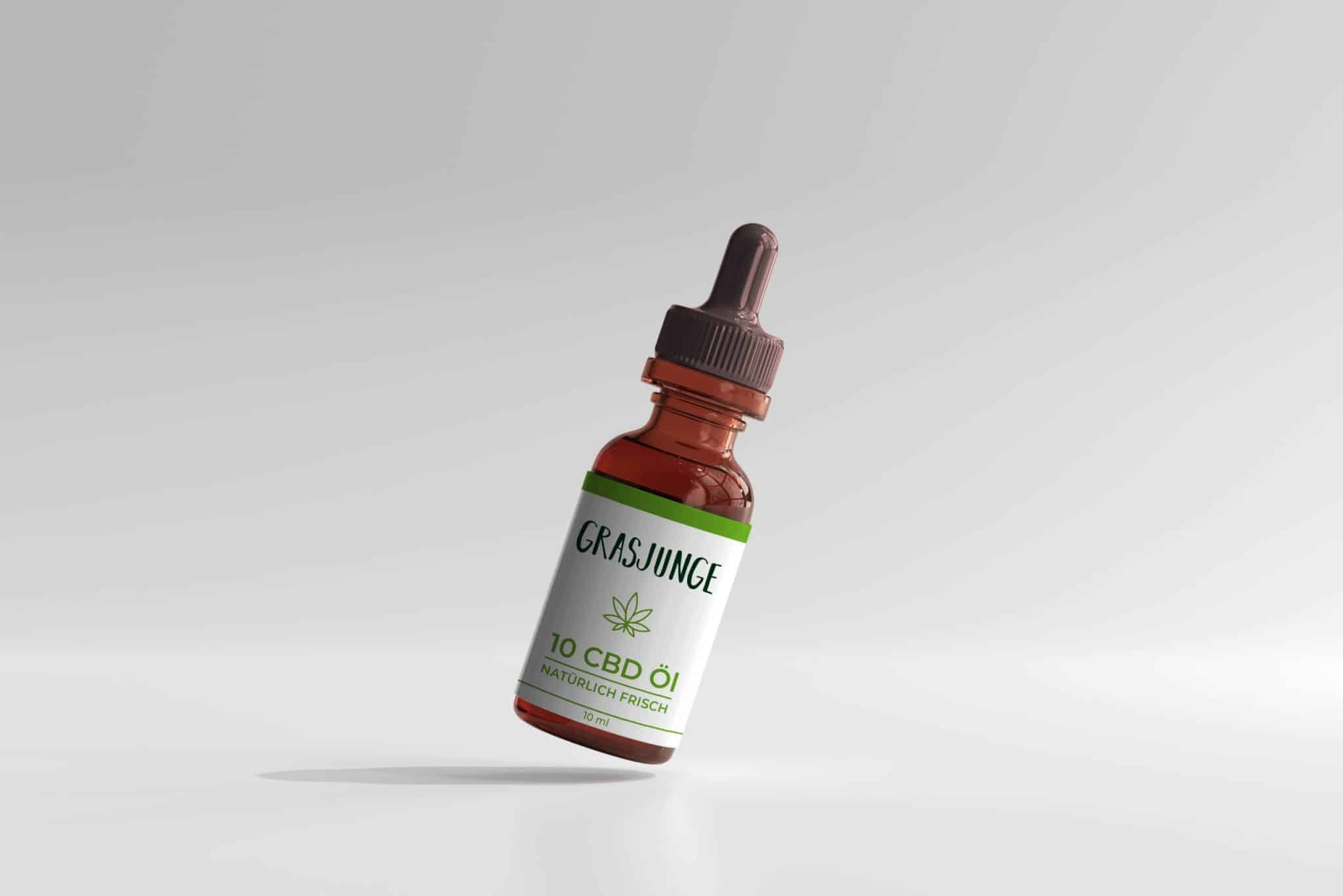 Grasjunge CBD Öl - MCT Broad Spectrum 10% CBD AKTION 1 plus 1 kostenlos !