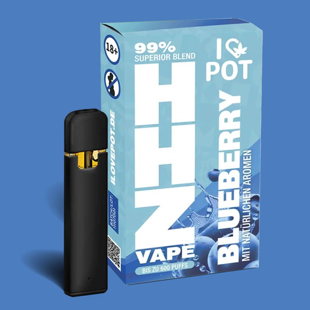 I Love Pot HHZ Vape - Blueberry 1ml