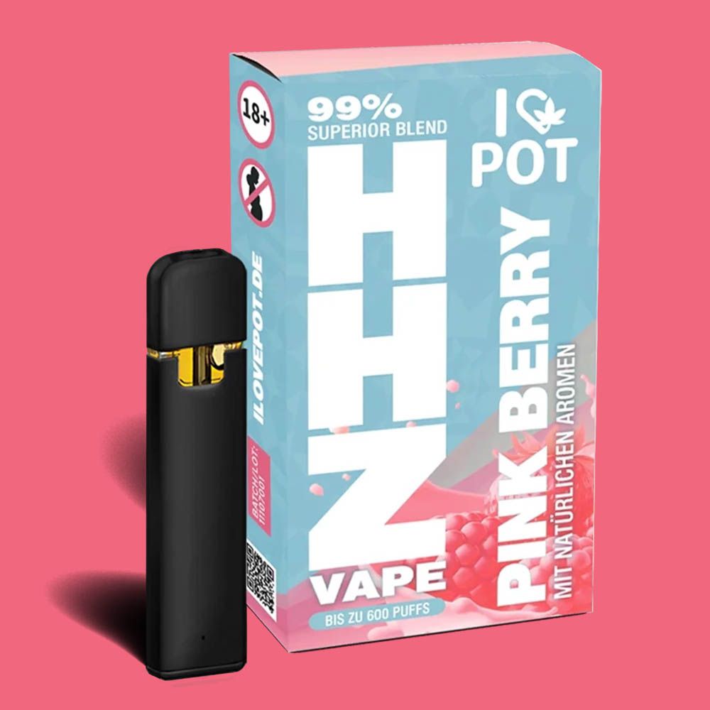 I Love Pot HHZ Vape - Pink Berry 1ml