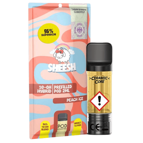 Sheesh 10-OH H2 Superior Pod - Peach Ice 2ml