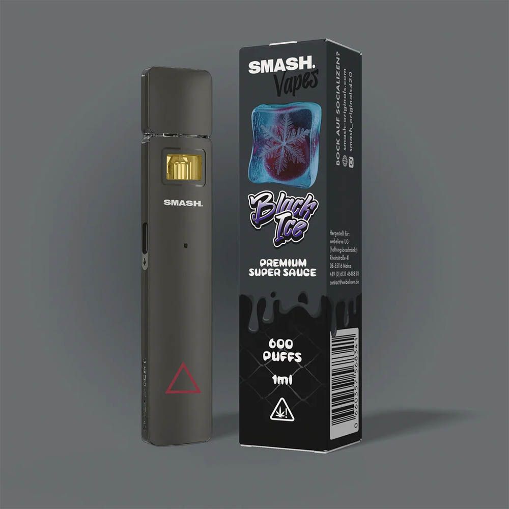 SMASH V3 10-OH Super Sauce Vape - Black Ice 1ml