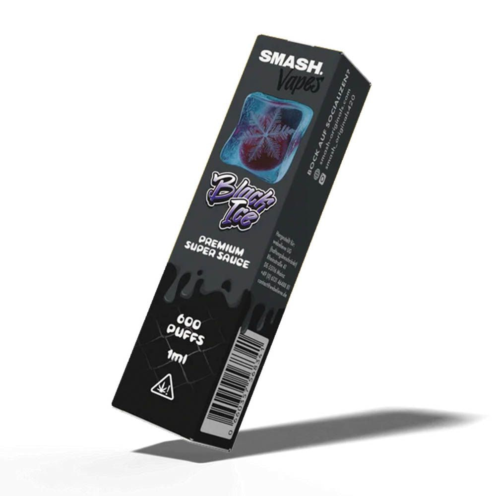 SMASH V3 10-OH Super Sauce Vape - Black Ice 1ml