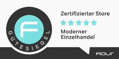 Flour Gütesiegel - Zertifizierter Store – Moderner Einzelhandel