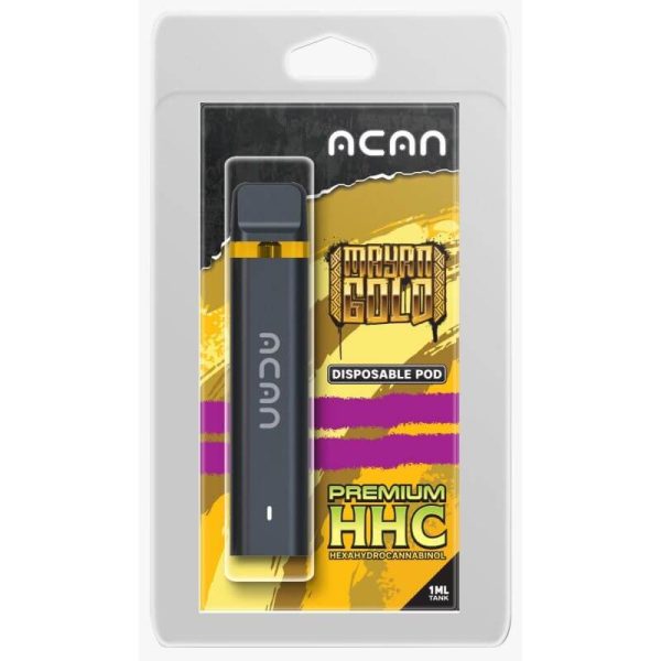 ACAN GOLD HHC Disposable Vape 95 Percent HHC Mayan Gold 1ml