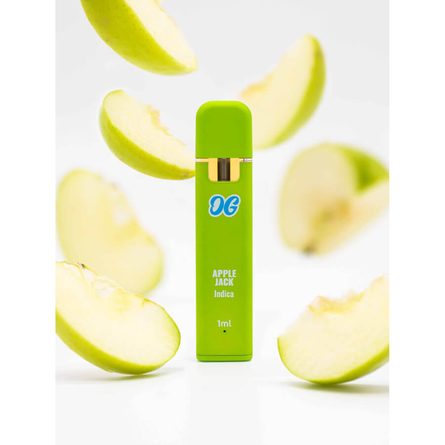 onlygrams Einweg Vape - 96% HHC - Apple Jack (Indica) - Wundermittel.Store