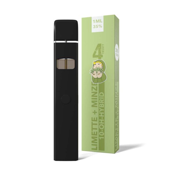 4Twenty 35 % 10-OH Hybrid Vape – Limette Minze